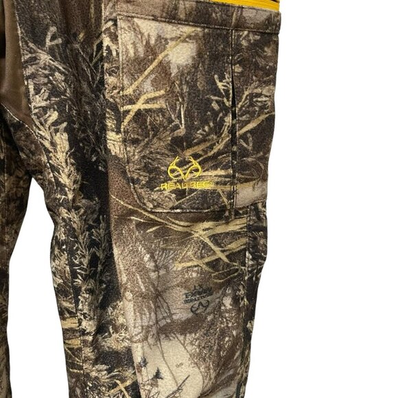 Realtree Scent Factor MAX-1 Waterproof Windproof Youth XL Camo Zip Cargo Pants - Picture 3 of 10